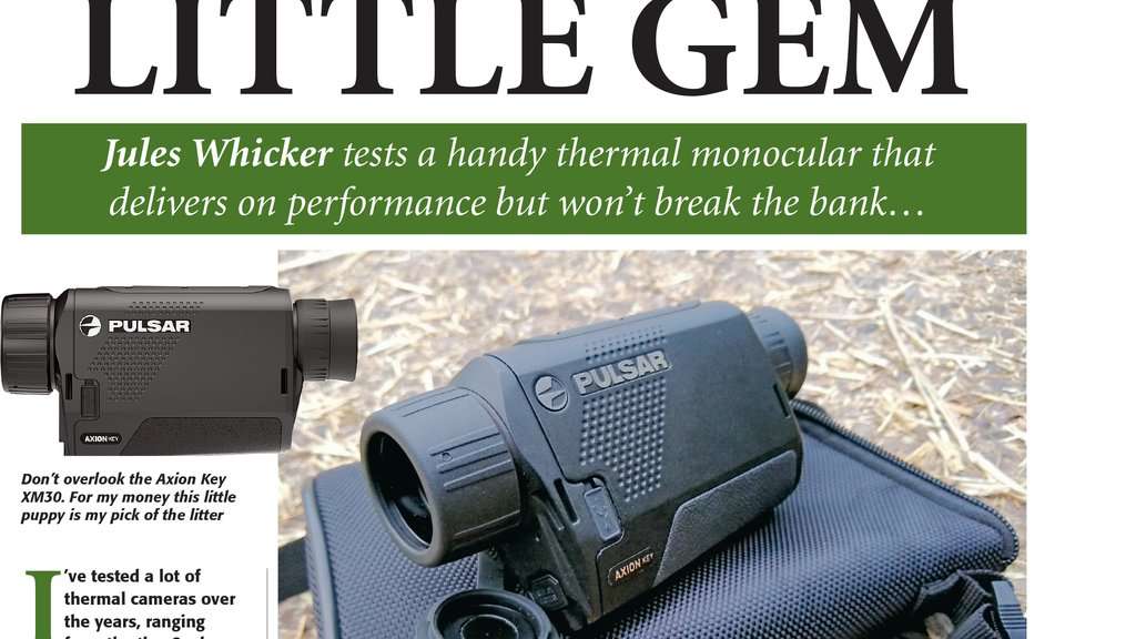 JULES WHICKER TAKES A LOOK AT THE NEW PULSAR AXION KEY XM30