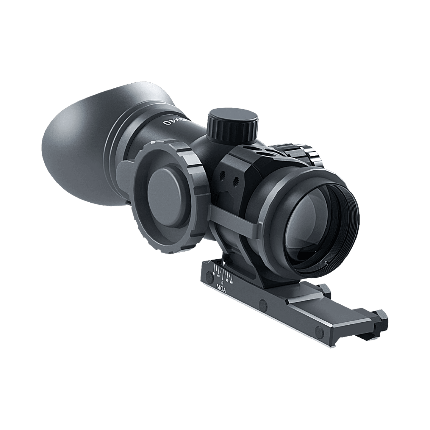 Immersive Optics 10x40 Prismatic Scope with MOA Adjustable Mounts