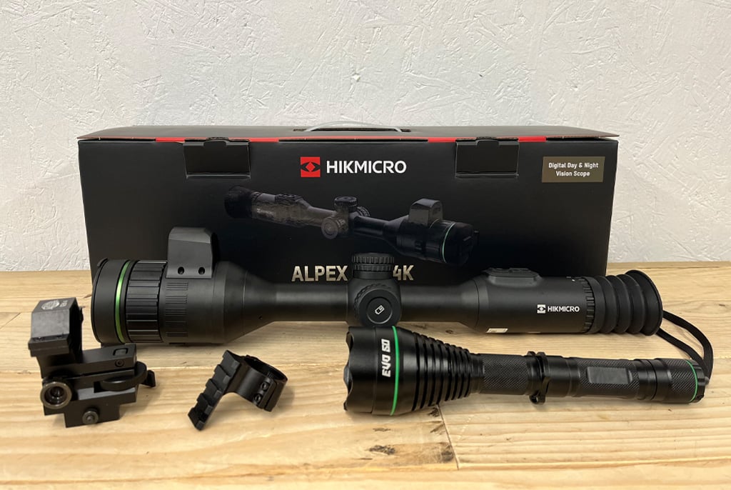 HikMicro Alpex 4K LRF BlackOut IR Bundle Kit | Scott Country