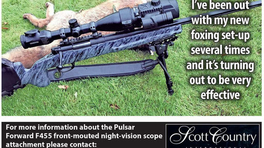 VULPES REVIEWS THE NEW PULSAR F455 FRONT MOUNTED NIGHT VISION