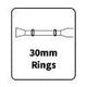Infiray 30mm RIngs