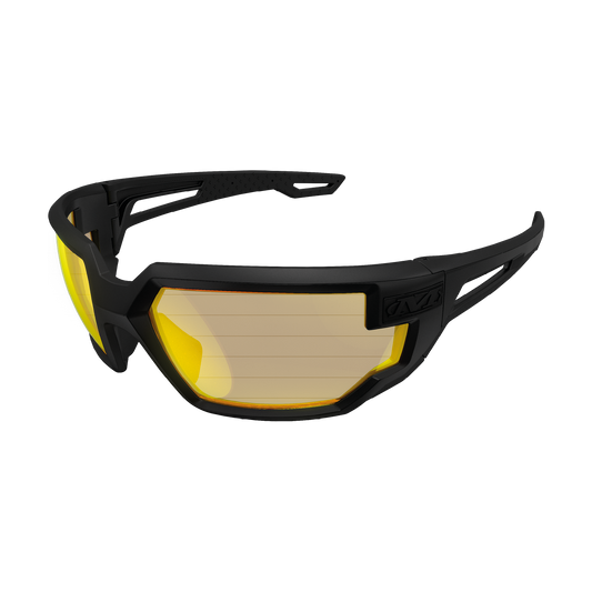  Mechanix Wear Type-X Tactical Eyewear – Black Frame/Amber Lens 
