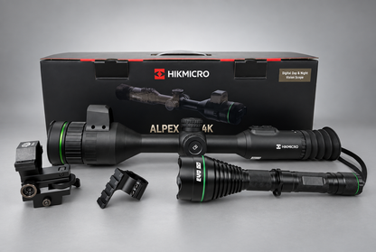 HikMicro Alpex 4K A50EL LRF BlackOut IR Bundle Kit