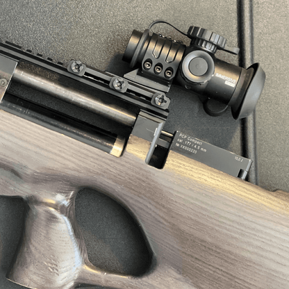 Immersive Optics 10x24 Prismatic Riflescope – Mildot Extended with MOA Adjustable Mounts