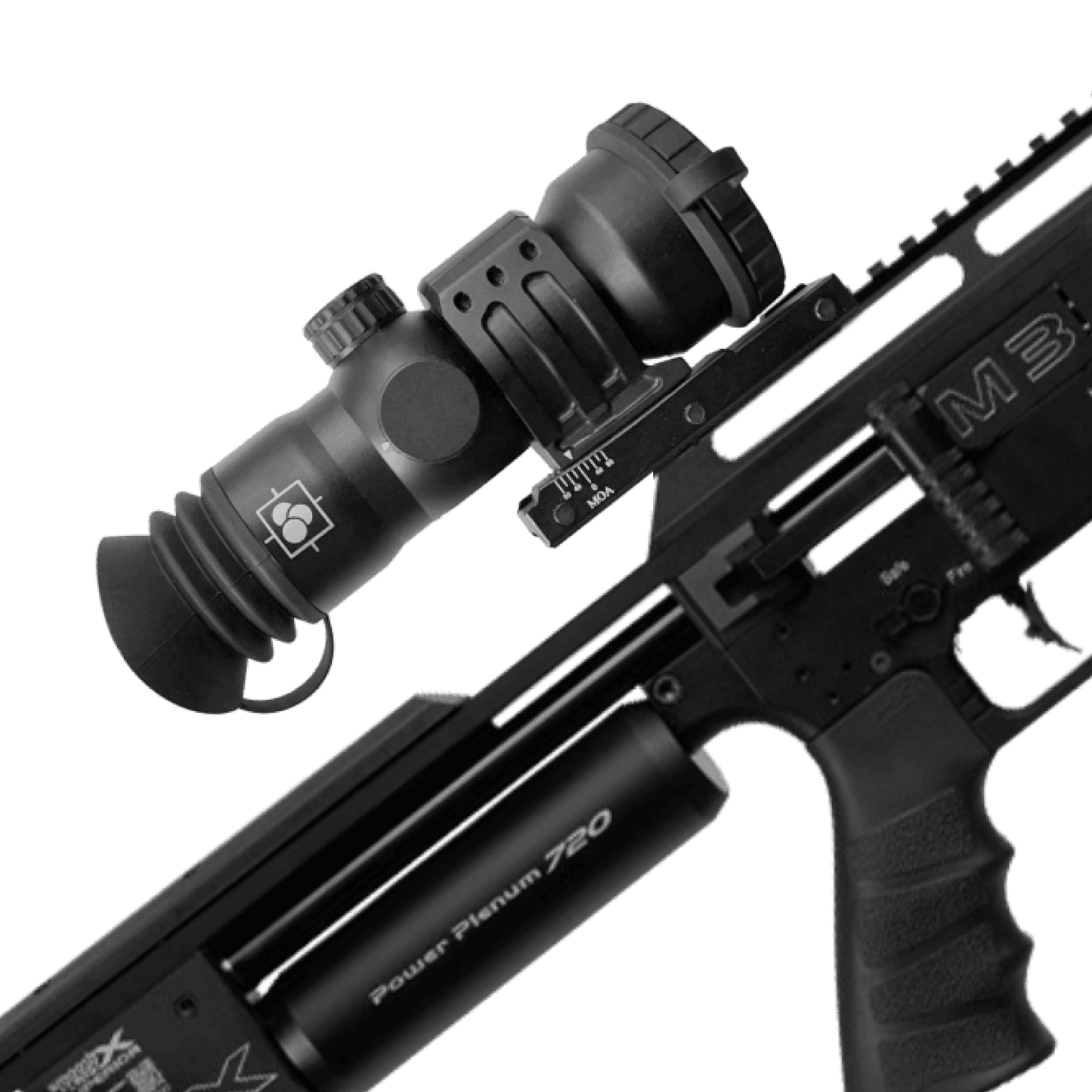 Immersive Optics 14x50 Prismatic Scope  with MOA Adjustable Mounts