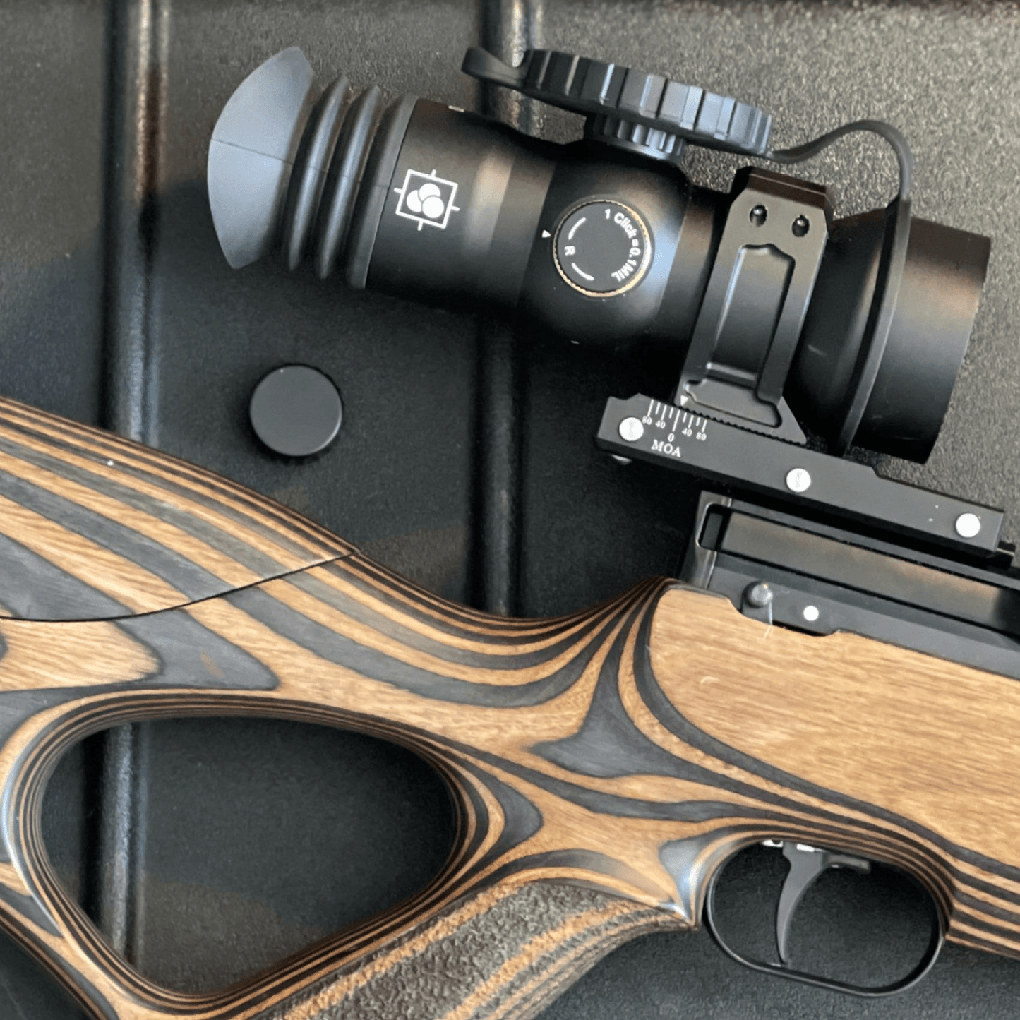 Immersive Optics 14x50 Prismatic Scope  with MOA Adjustable Mounts