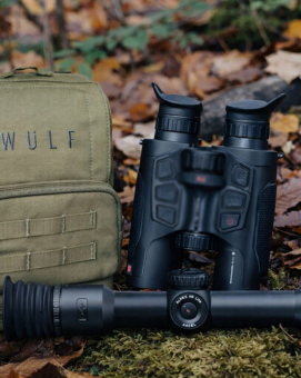  HikMicro Ultimate Vermin Bundle - Alpex 4K Lite LRF Day/Night Scope and Habrok 4K HE25L Thermal Binos 