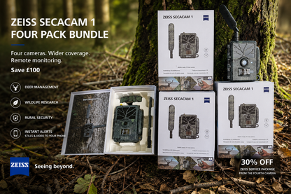 Zeiss Secacam 1 Cellular Trail Camera - Four Pack Bundle