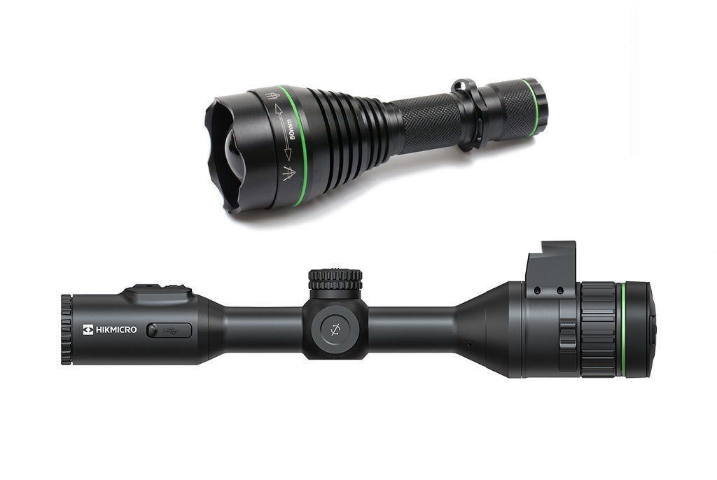 HikMicro Alpex 4K A50EL LRF BlackOut IR Bundle Kit