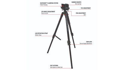 BOG DeathGrip Aluminium Rifle Tripod System