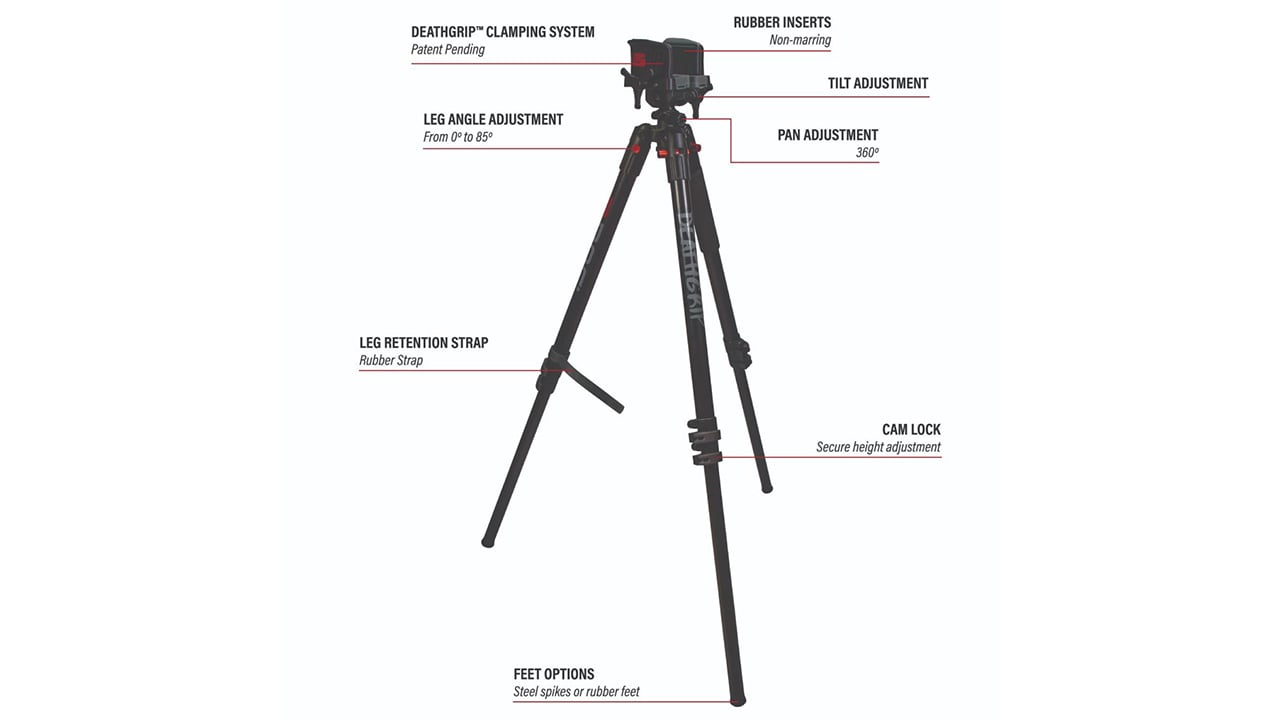 BOG DeathGrip Carbon Fibre Tripod System