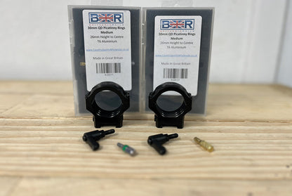 Britannia Quick Release Ring Mounts - Perfect for Night Vision and Thermal
