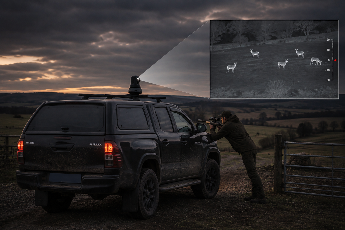 Dark 30 Defiance LS 384 PTZ Vehicle Mounted Thermal Imaging Camera