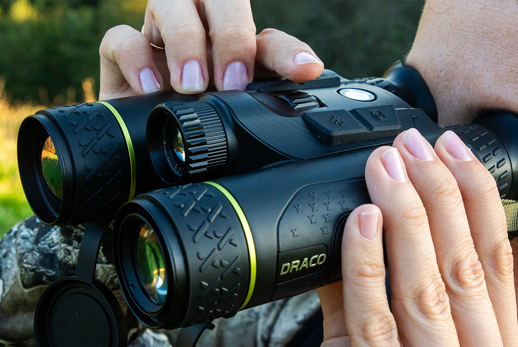 Pixfra Draco D335-4K Multispectral Thermal Binoculars with Laser Rangefinder