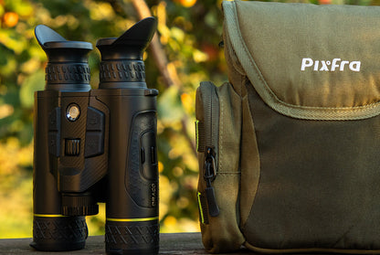 Pixfra Draco D635-4K – Flagship 4K Multispectral Thermal Binoculars with Laser Rangefinder