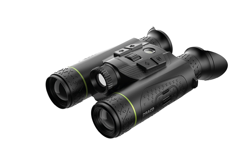 Pixfra Draco D635-4K – Flagship 4K Multispectral Thermal Binoculars with Laser Rangefinder