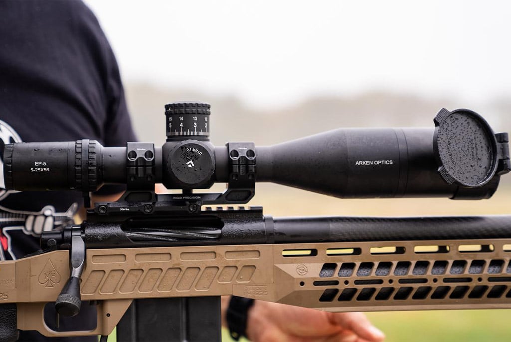Arken Optics EP-5 5-25x56 FFP VPR MOA 34mm Riflescope