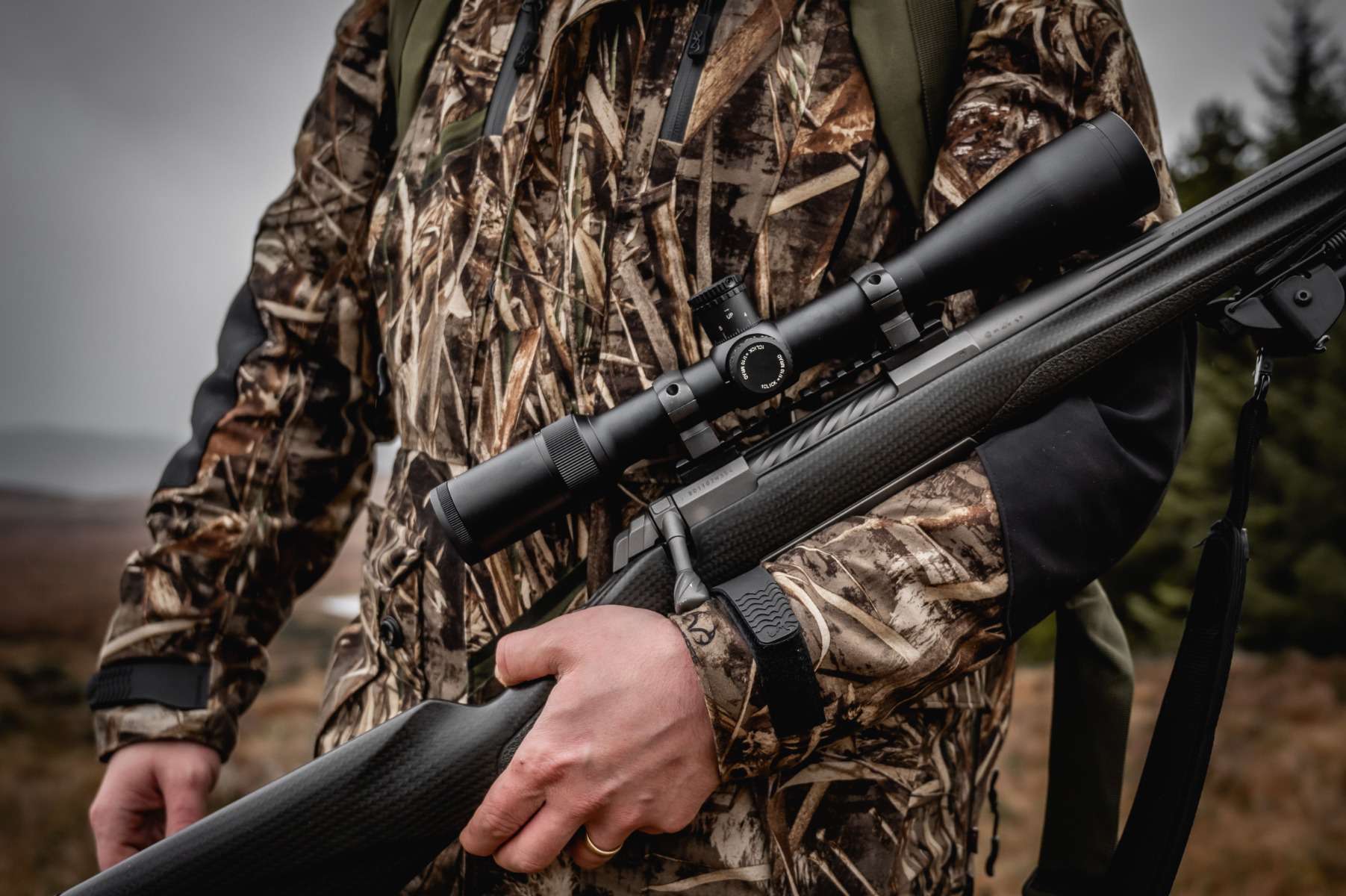 WULF Hurricane SFP Illuminated Half Mildot 0.1MRAD Side Focus Locking Turrets Rifle Scope