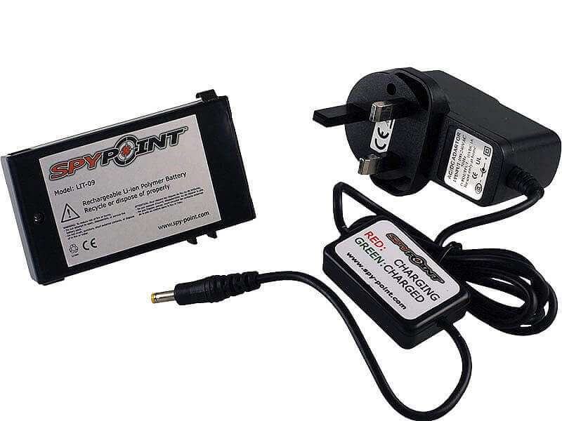 Spypoint Lithium Battery and Charger for Wildlife Cameras