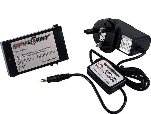  Spypoint Lithium Battery and Charger for Wildlife Cameras 