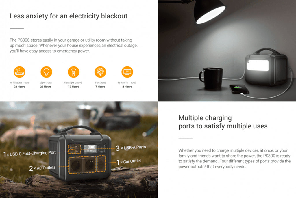 EZVIZ PS300 Portable Power Station