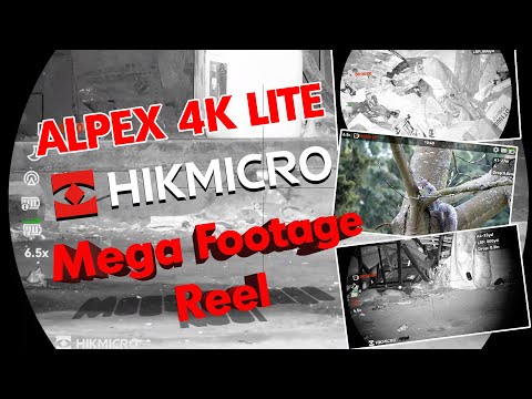 HikMicro Alpex 4K Lite A40EL LRF Digital Day and Night Vision Scope