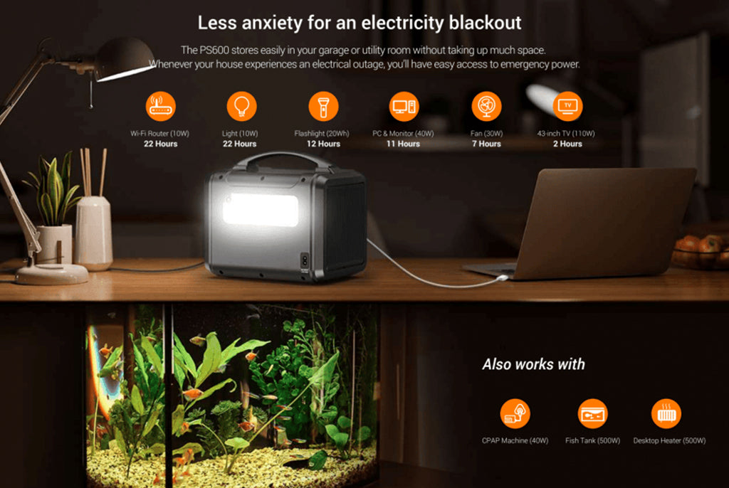 EZVIZ PS600 Portable Power Station
