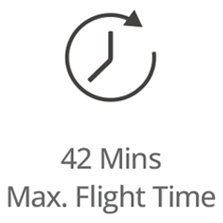 42 minutes flight time
