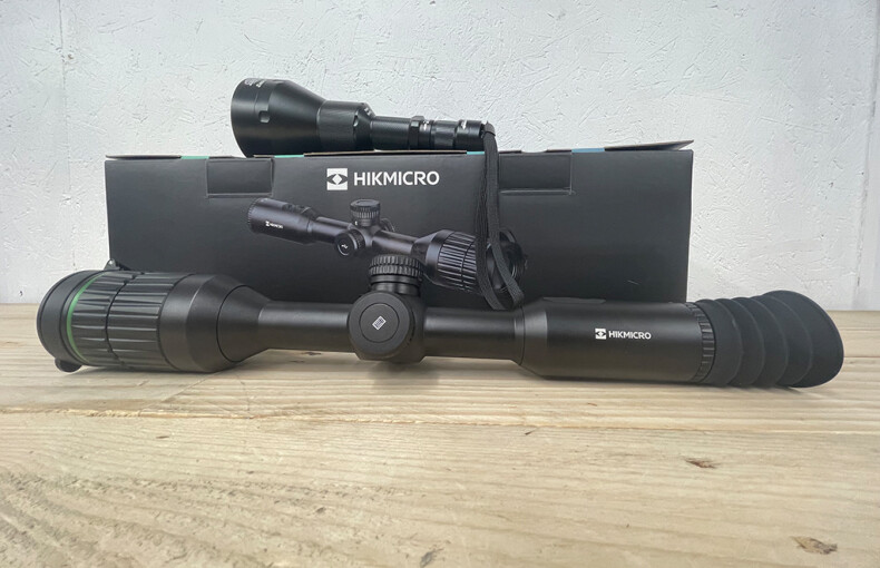 HikMicro Alpex A50T Digital Day and Night Vision Long Range Kit with Wicked Lights Shot Pro IR illuminator